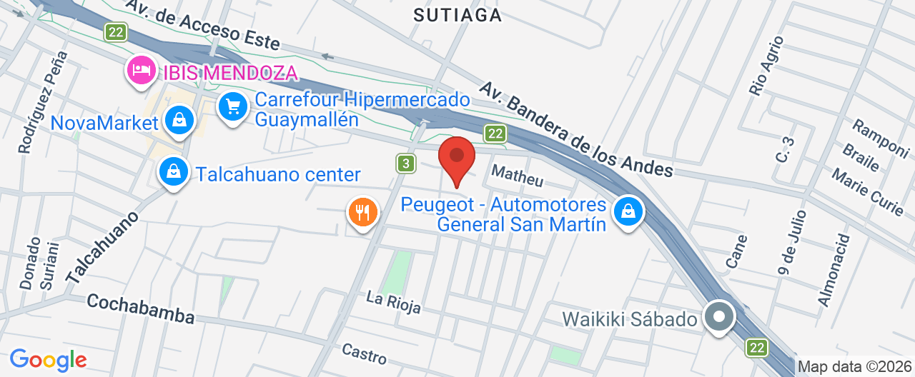 Mapa de la ubicación