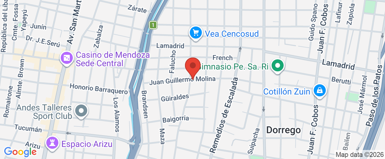 Mapa de la ubicación