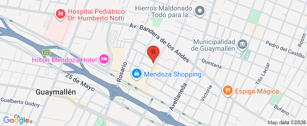 Mapa de la ubicación