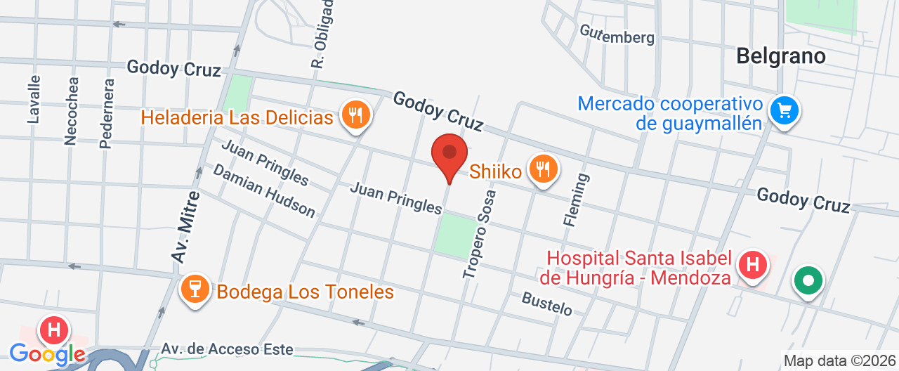 Mapa de la ubicación