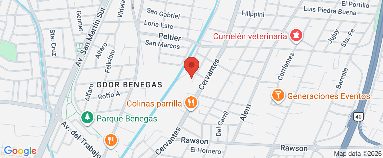 Mapa de la ubicación