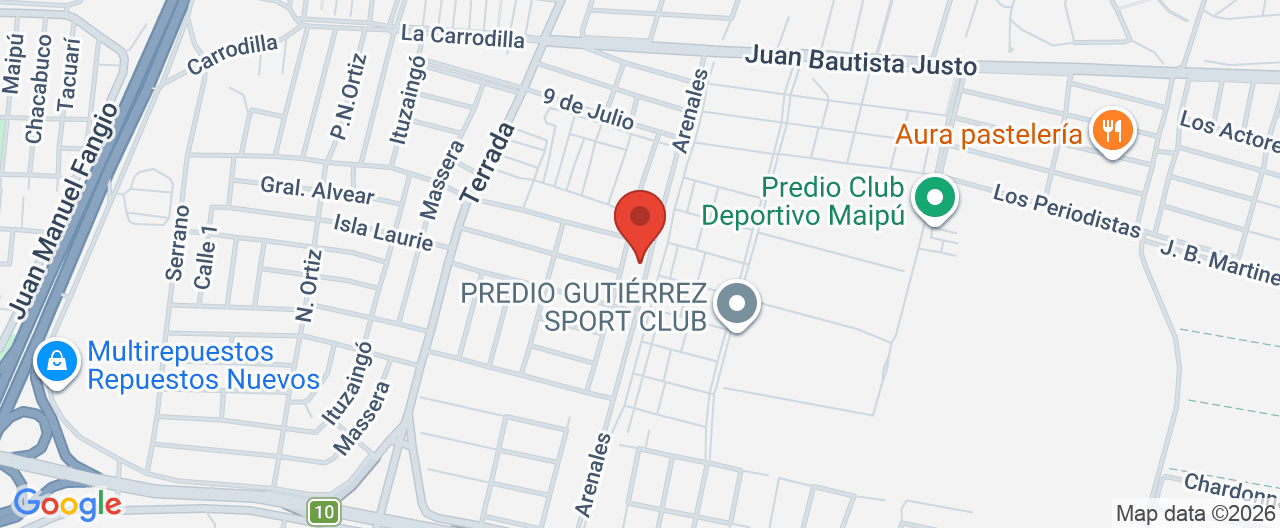 Mapa de la ubicación