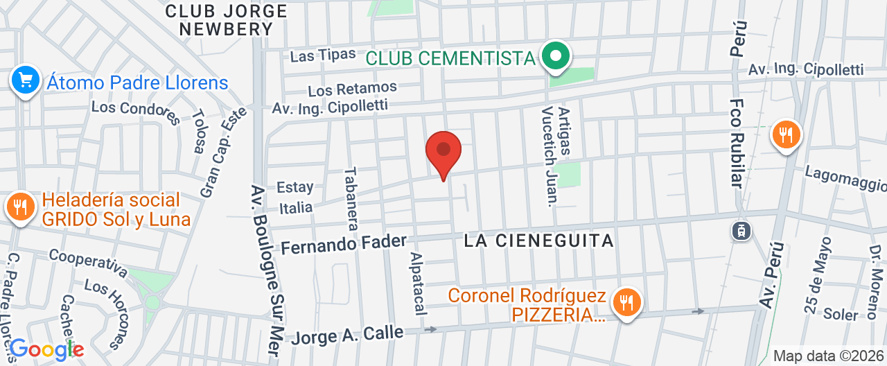 Mapa de la ubicación
