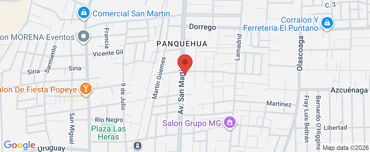 Mapa de la ubicación