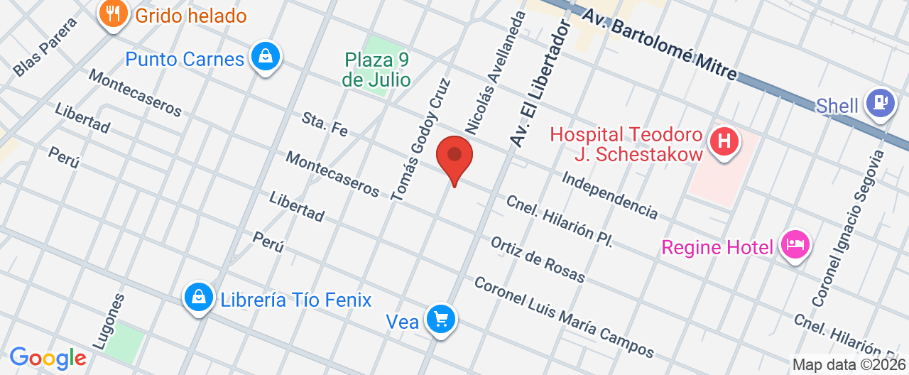 Mapa de la ubicación
