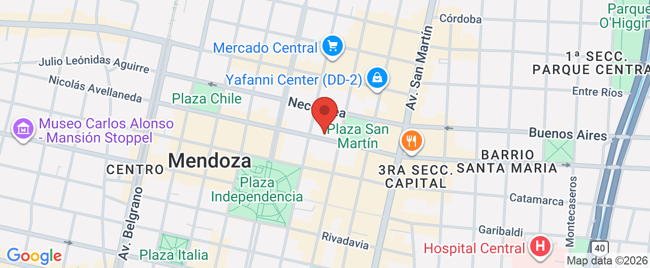 Mapa de la ubicación