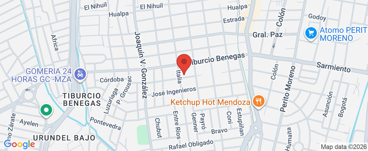 Mapa de la ubicación