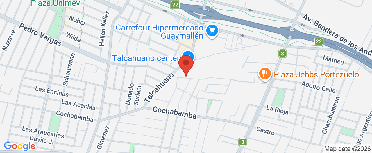 Mapa de la ubicación