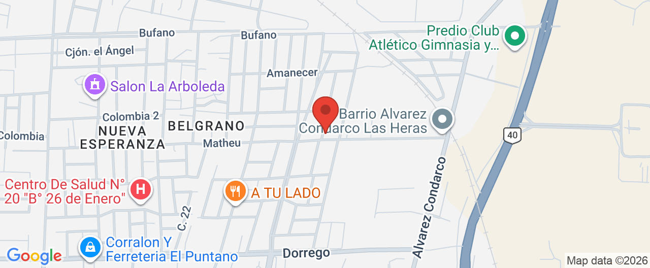 Mapa de la ubicación