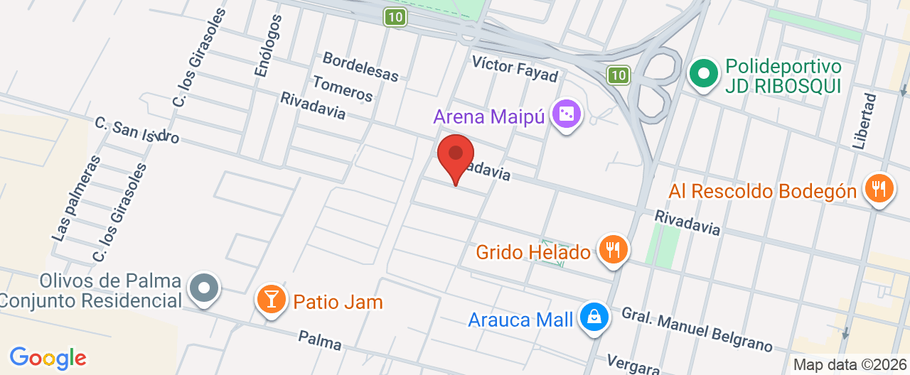 Mapa de la ubicación