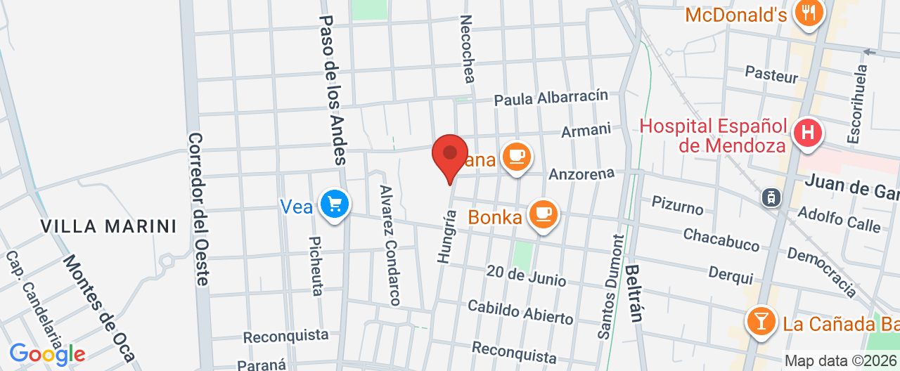 Mapa de la ubicación