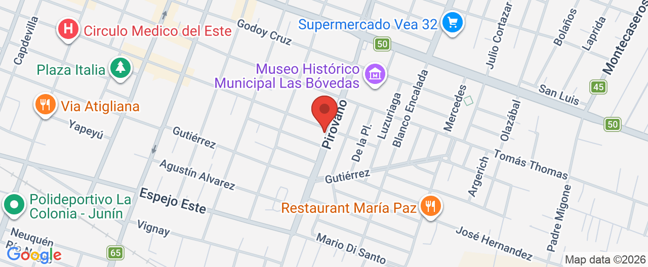 Mapa de la ubicación