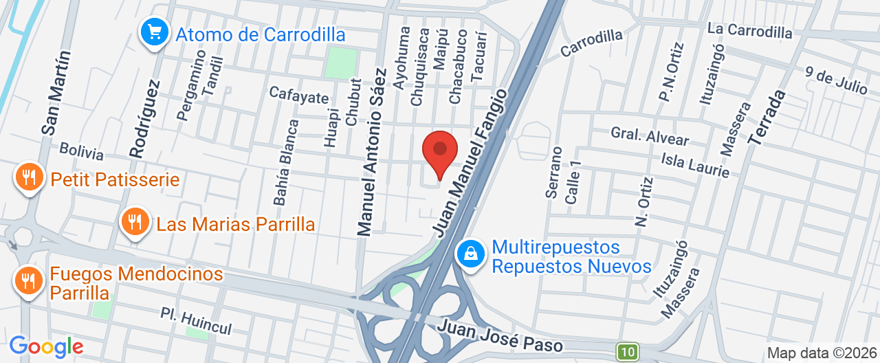 Mapa de la ubicación