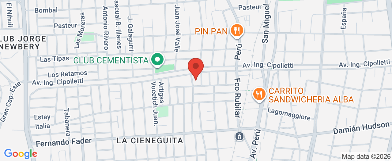 Mapa de la ubicación