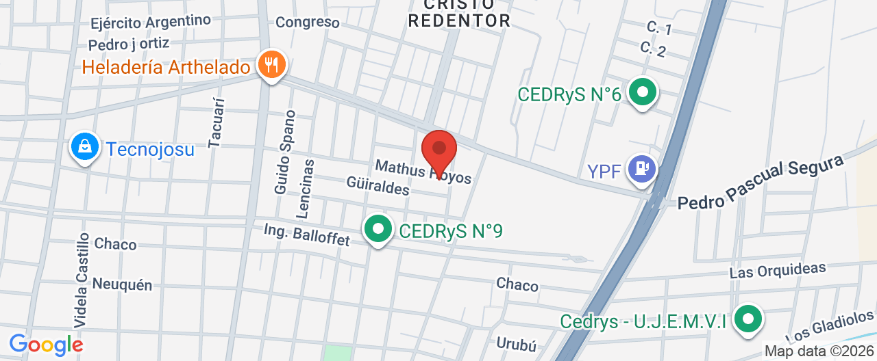 Mapa de la ubicación