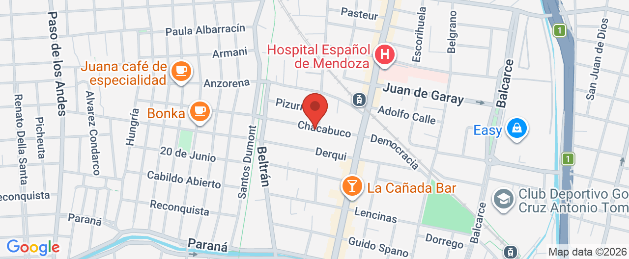 Mapa de la ubicación