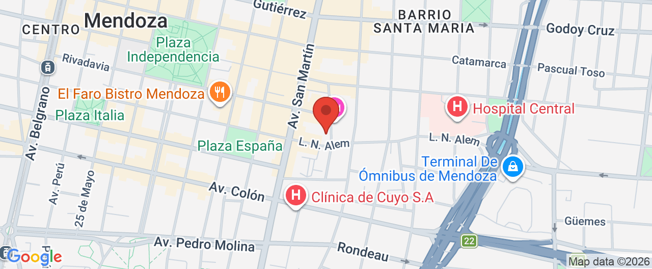 Mapa de la ubicación