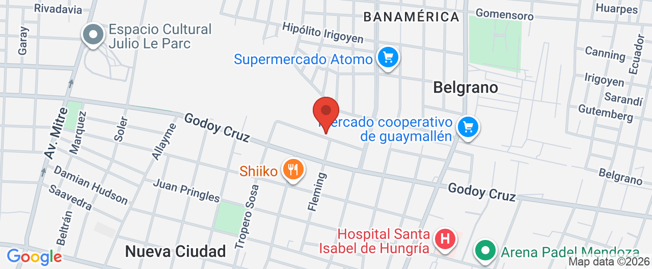 Mapa de la ubicación