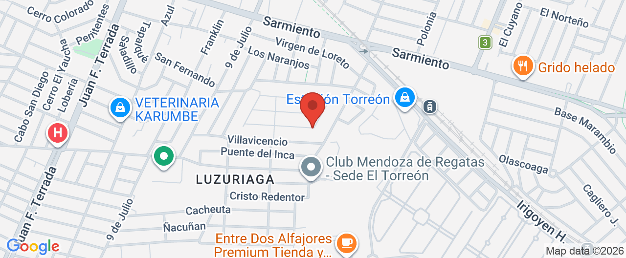 Mapa de la ubicación