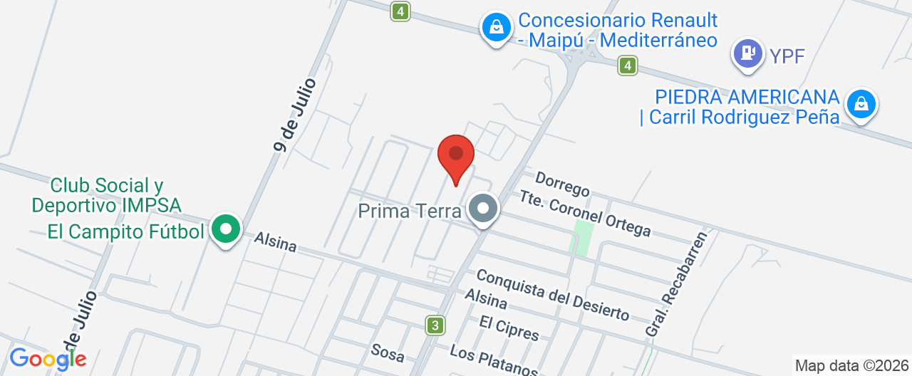 Mapa de la ubicación