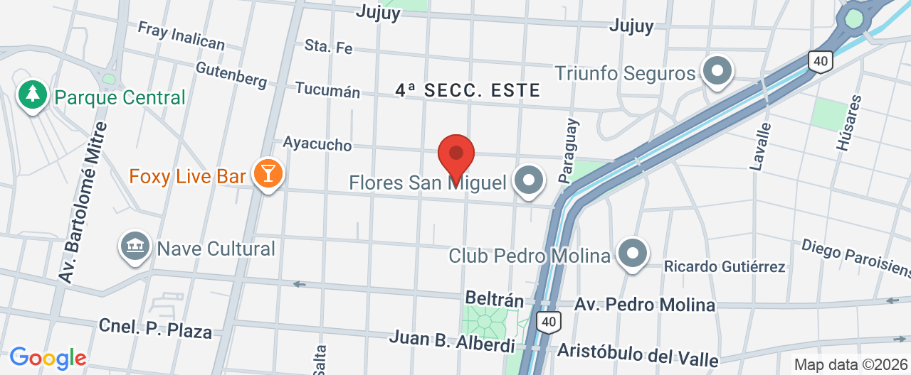 Mapa de la ubicación