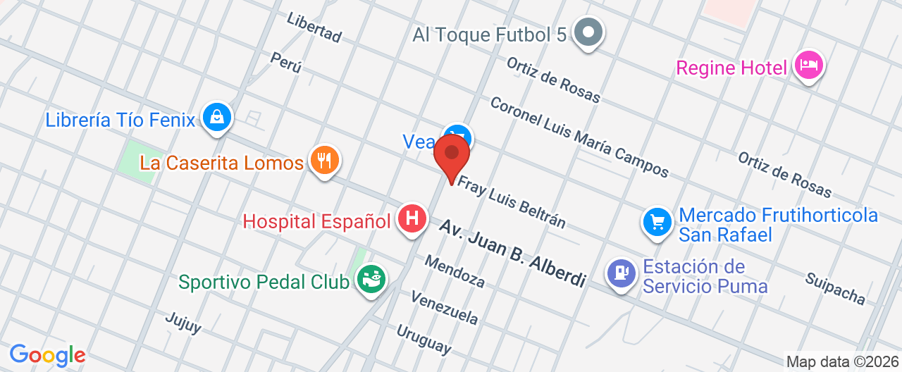 Mapa de la ubicación