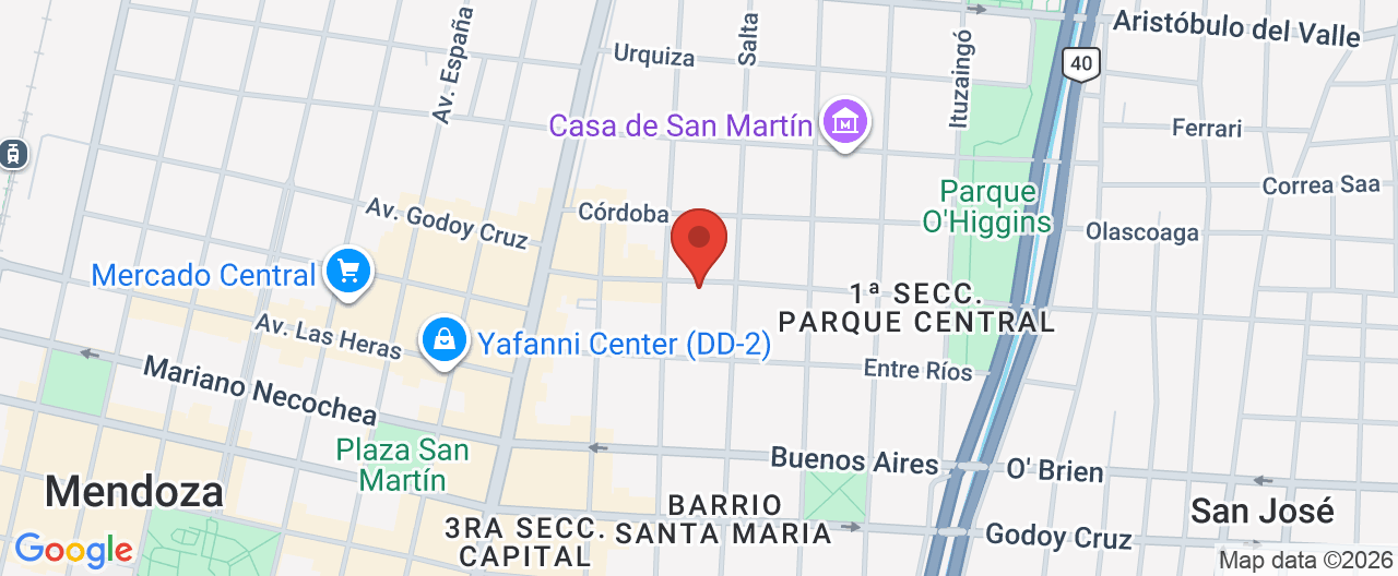 Mapa de la ubicación