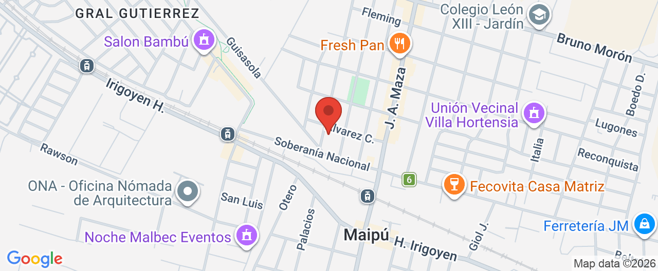 Mapa de la ubicación