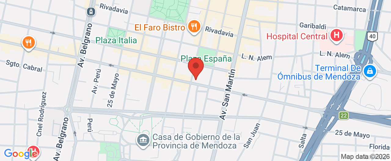 Mapa de la ubicación