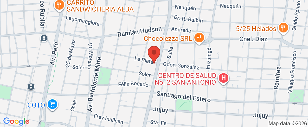 Mapa de la ubicación