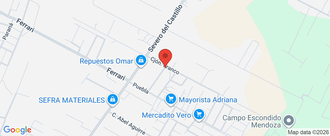 Mapa de la ubicación