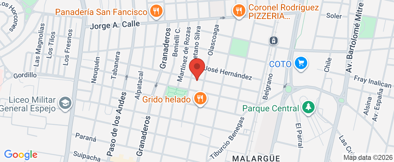 Mapa de la ubicación