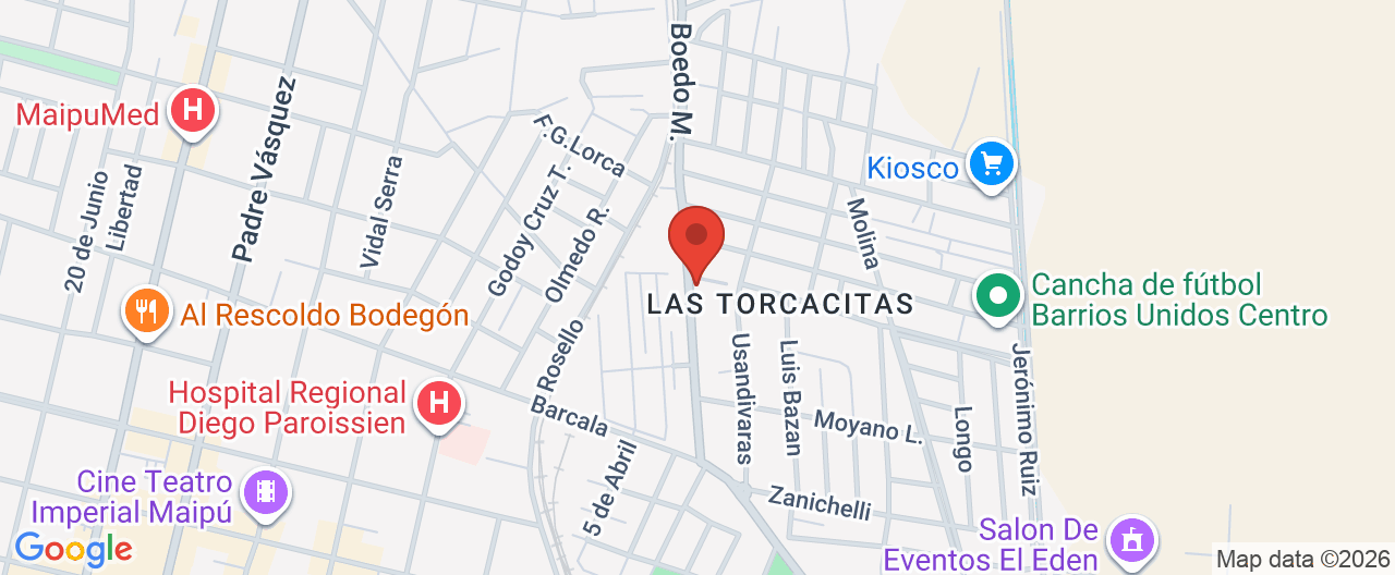 Mapa de la ubicación