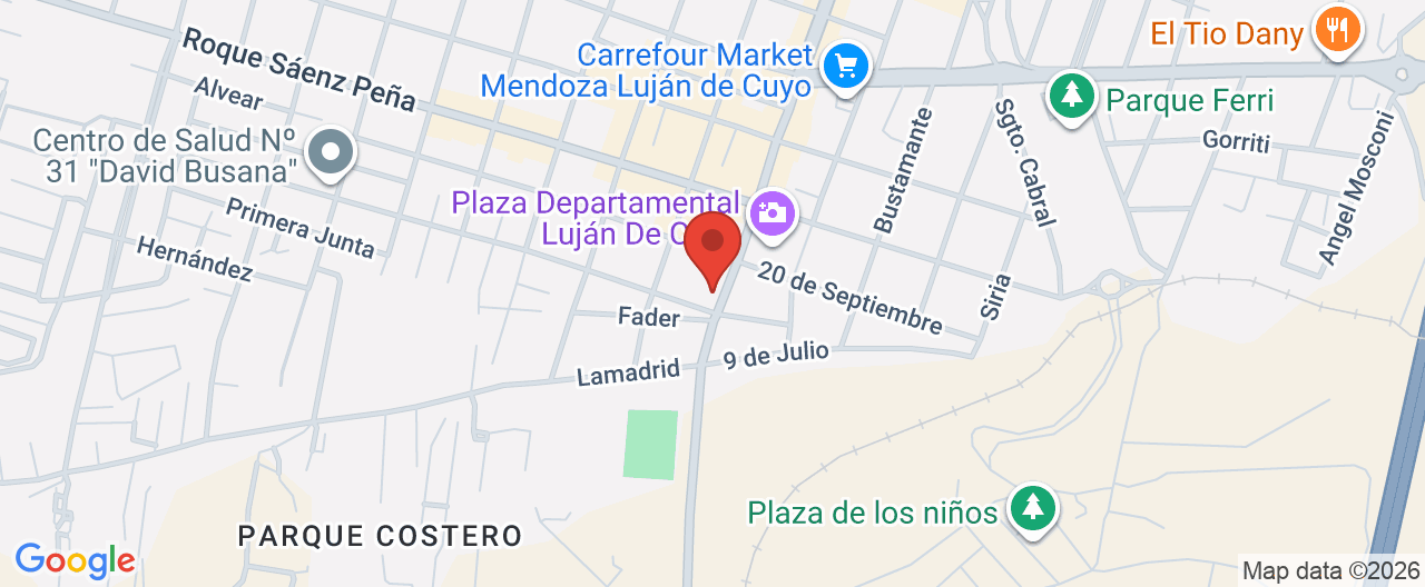 Mapa de la ubicación