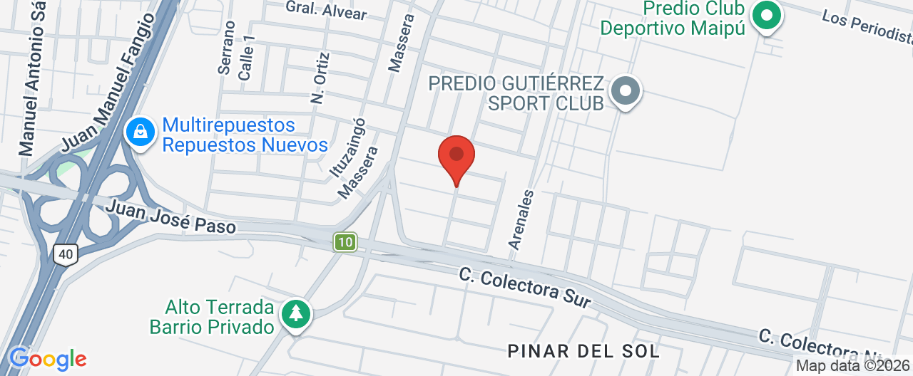 Mapa de la ubicación