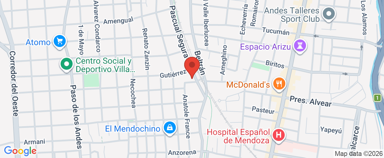 Mapa de la ubicación