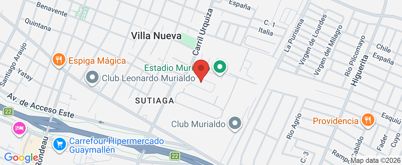 Mapa de la ubicación