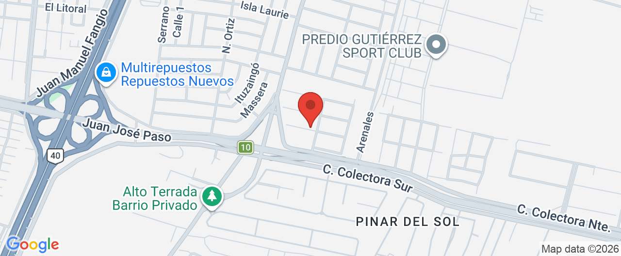 Mapa de la ubicación
