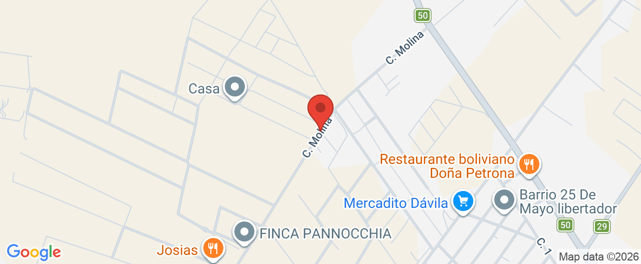 Mapa de la ubicación