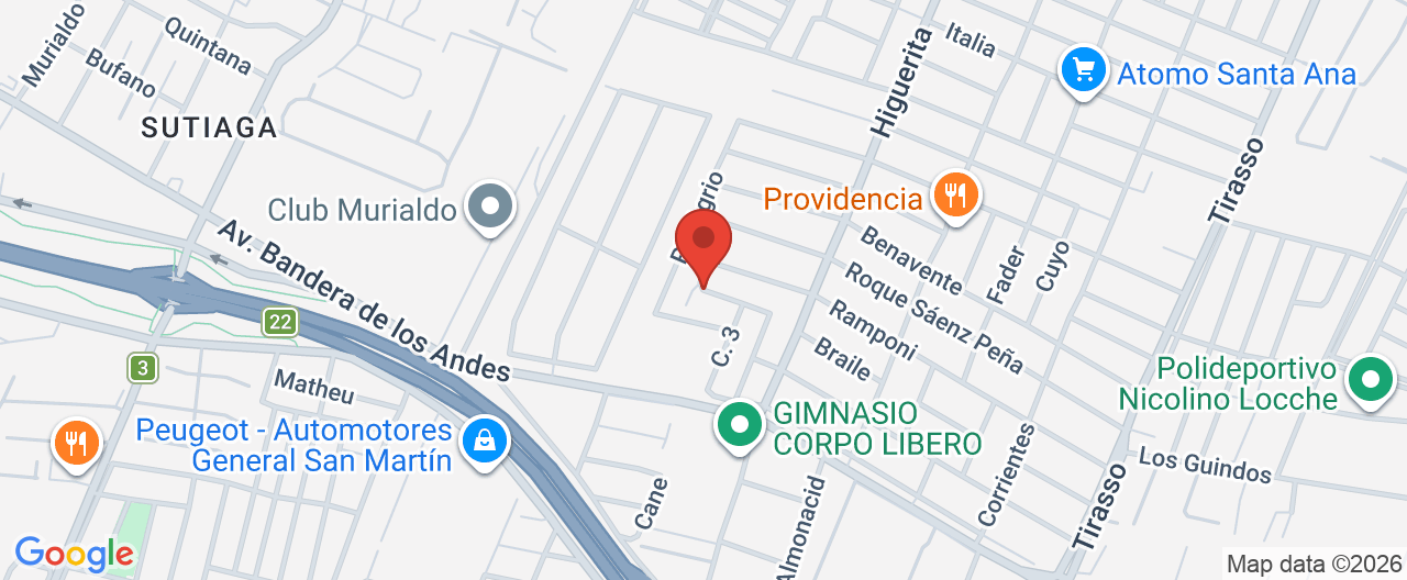 Mapa de la ubicación