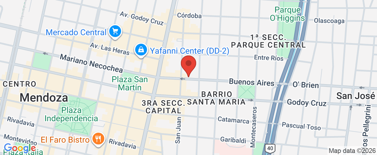 Mapa de la ubicación