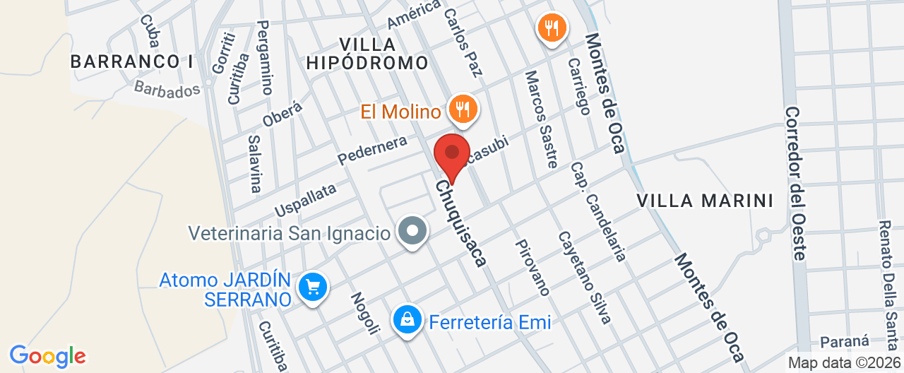 Mapa de la ubicación