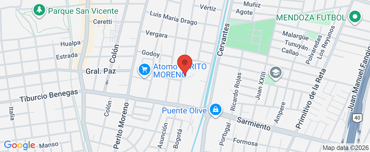 Mapa de la ubicación