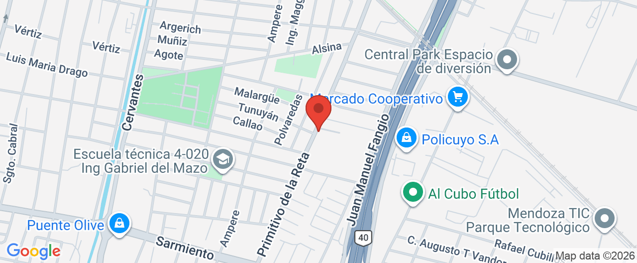 Mapa de la ubicación