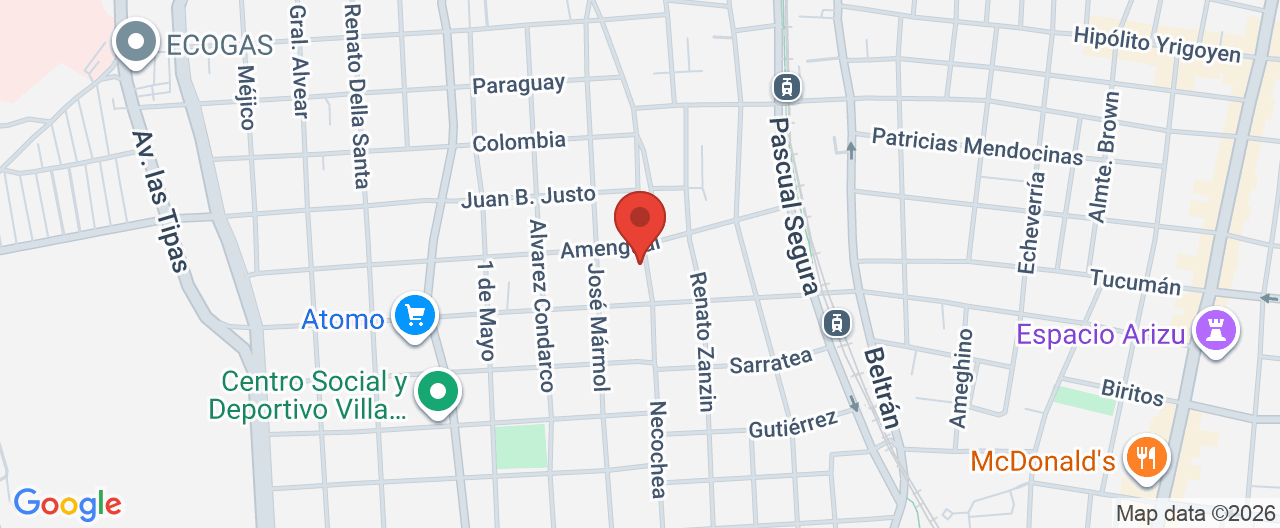 Mapa de la ubicación