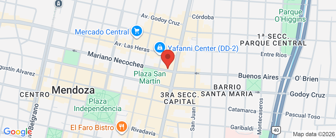 Mapa de la ubicación