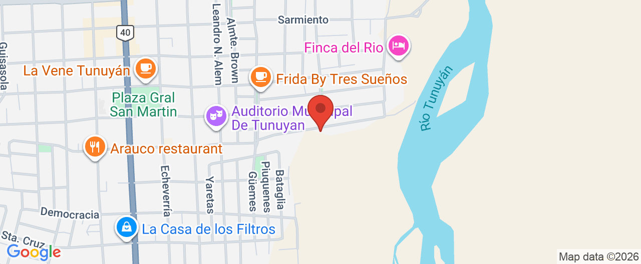 Mapa de la ubicación