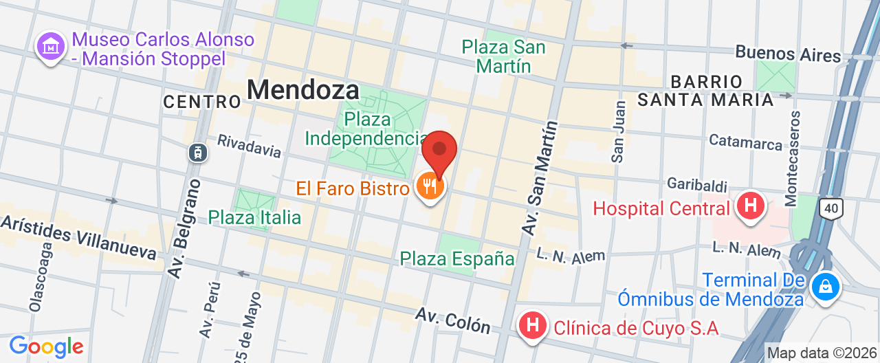 Mapa de la ubicación