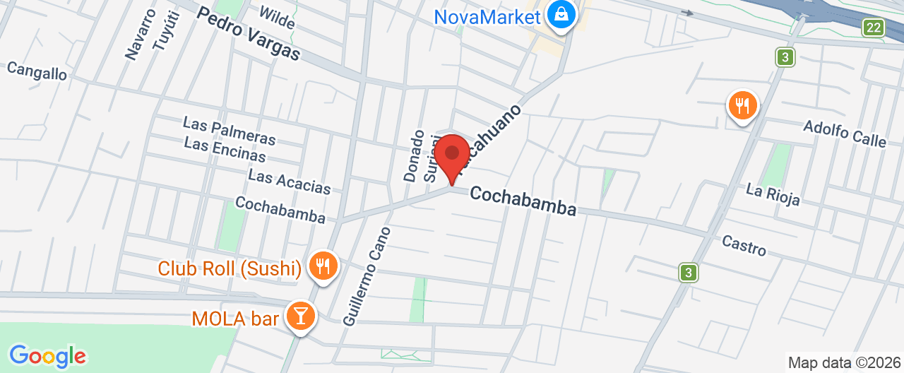 Mapa de la ubicación