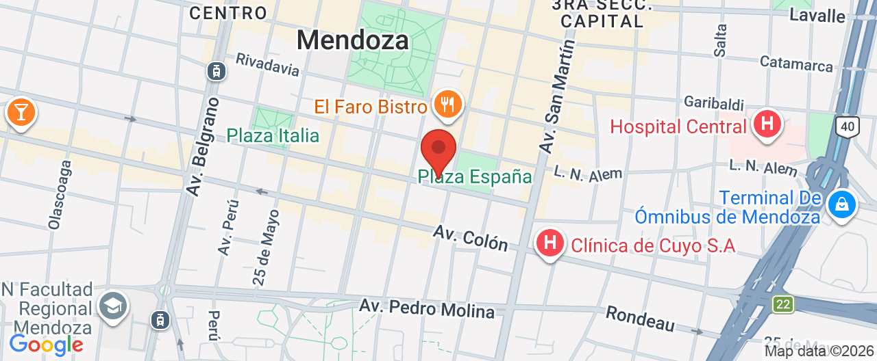 Mapa de la ubicación